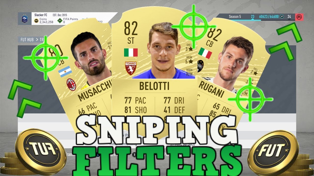 FIFA 20 BEST SNIPING FILTERS! MAKE 200K COINS EVERY HOUR WITH THESE SNIPING FILTERS! HOW TO TRADE!