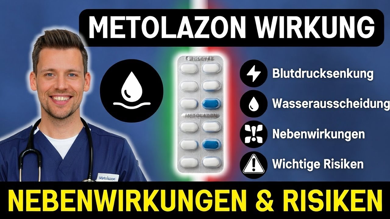Metolazon erklärt: Wirkung, Nebenwirkungen & wann es bei Ödemen eingesetzt wird