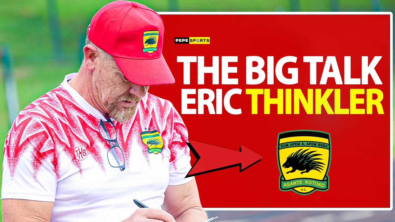 ASANTE KOTOKO 🇦🇹 COACH ERIC THINKLER BIG TALK  🔥 I WILL MAKE KOTOKO A LIVING GAINT NOT A SLEEPING 