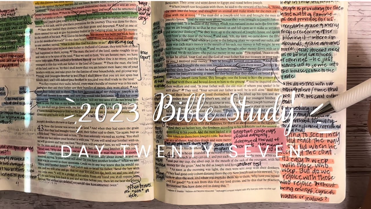 Day 27 Genesis 43-45