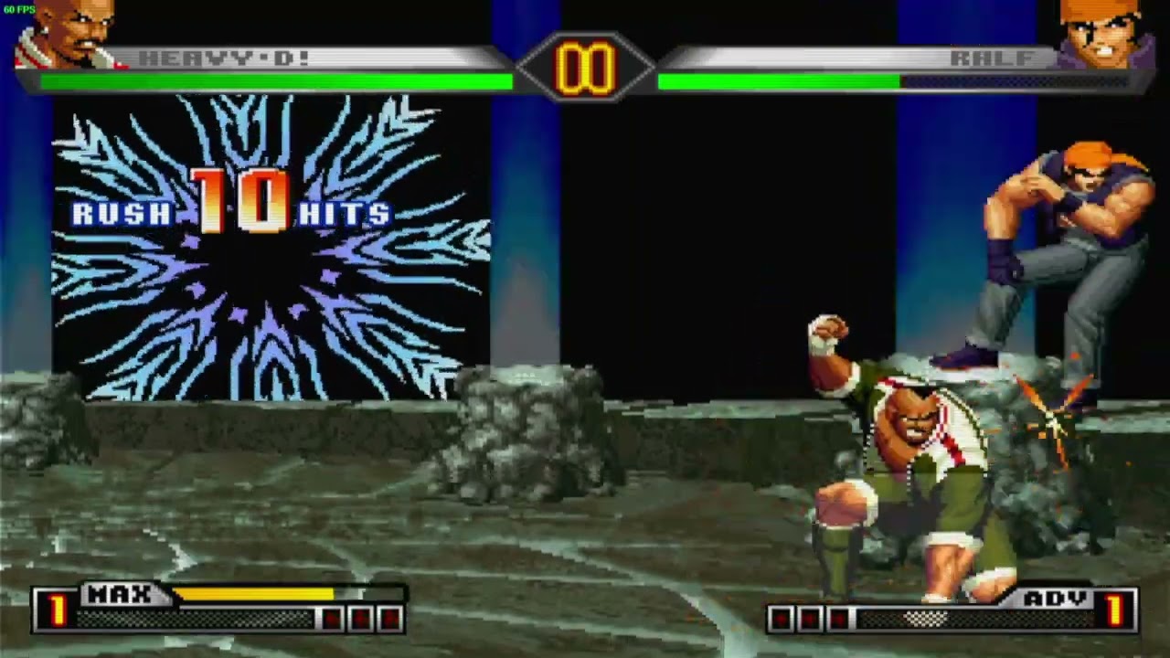 Heavy D D.Shadow Combo Advance Mode KOF 98 UMFE