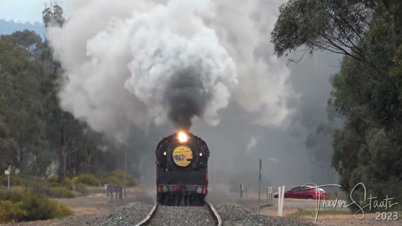 Australian Steam: The Grainlander to Wycheproof and Sea Lake with R707 N474 & A66 - Sep 2023 Part 3