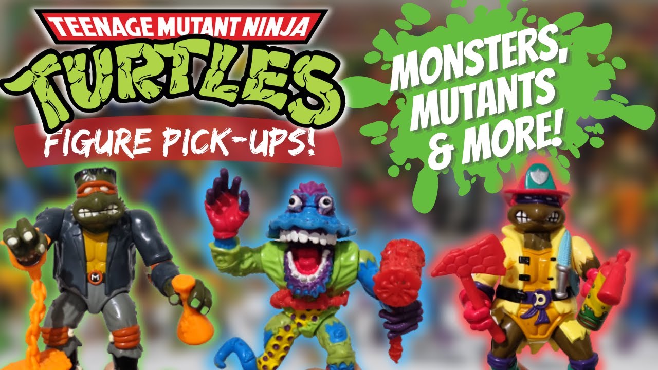 Vintage TMNT Action Figure Pick-ups! Monsters, Mutants & More! Playmates Turtles Collection Update!