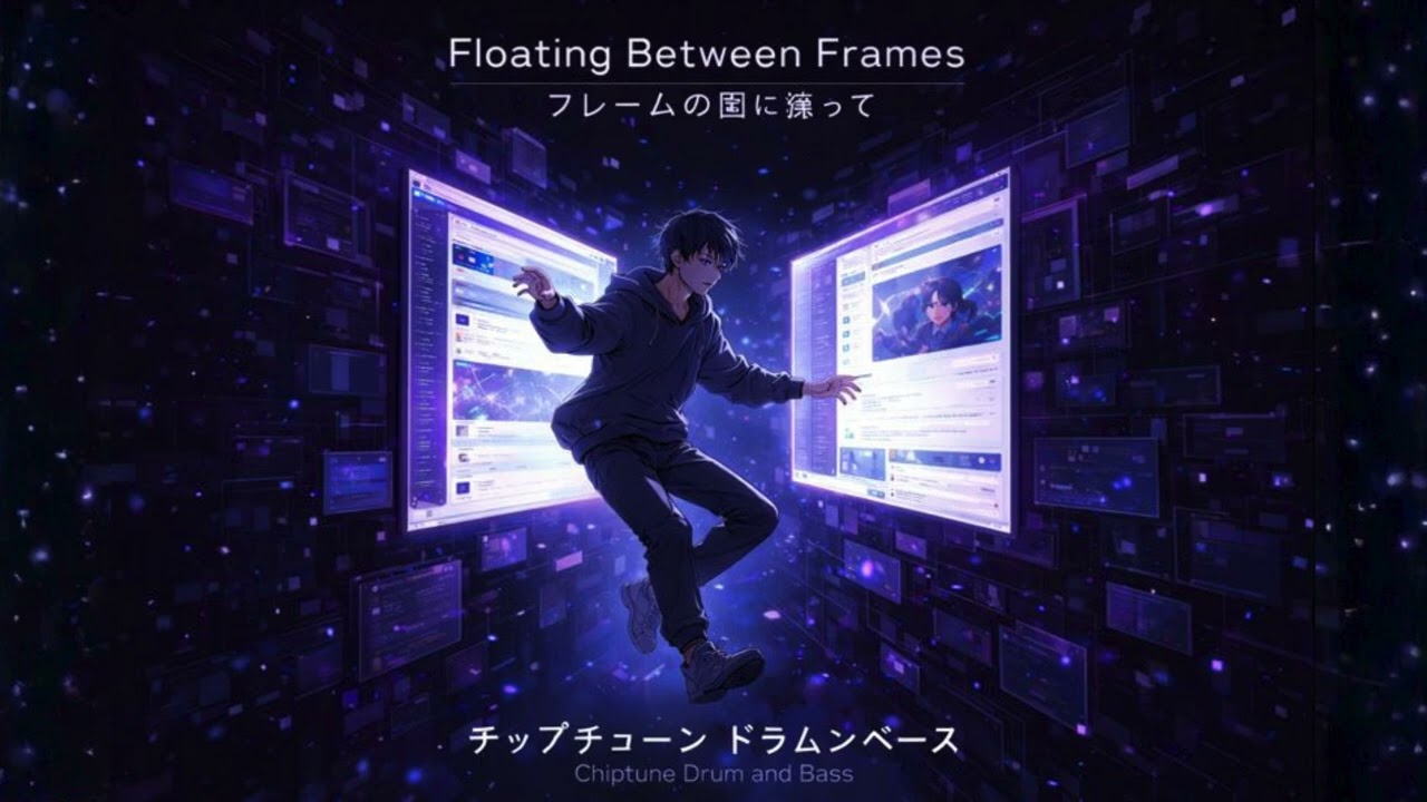 Floating between frames - Chiptune Drum and Bass - チップチューン・ドラムンベース