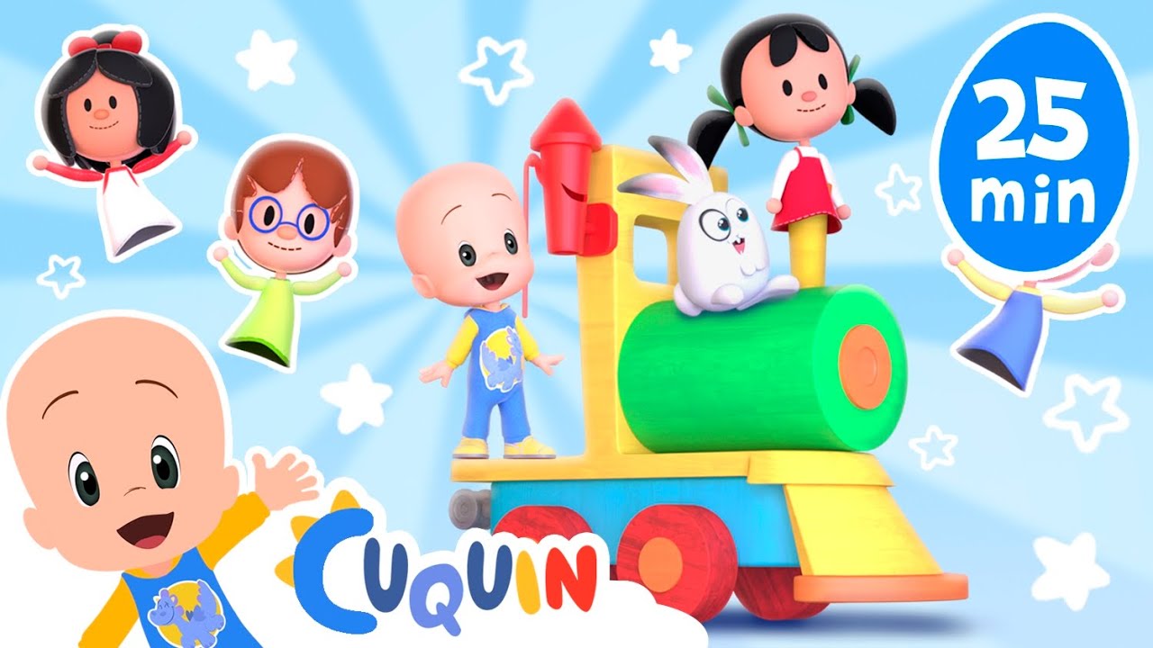 El tren de las canciones de Cuquín - Descubre y aprende con tus dibujos animados favoritos
