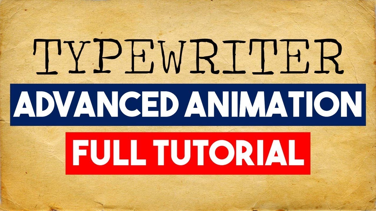 Typewriter Animation Effect - Advanced Animation - Powerpoint 2016 Tutorial