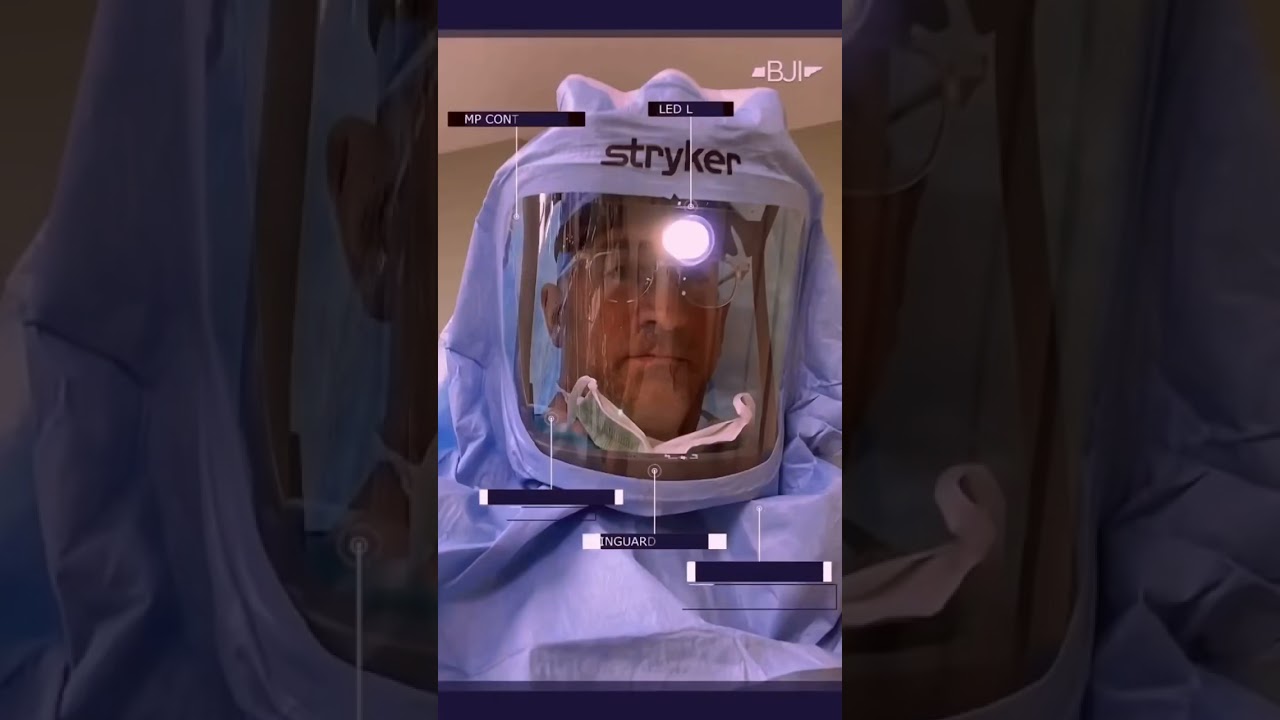 Surgical Hood Protection from #Bone and #Blood #operatingroom #orthopedicsurgery