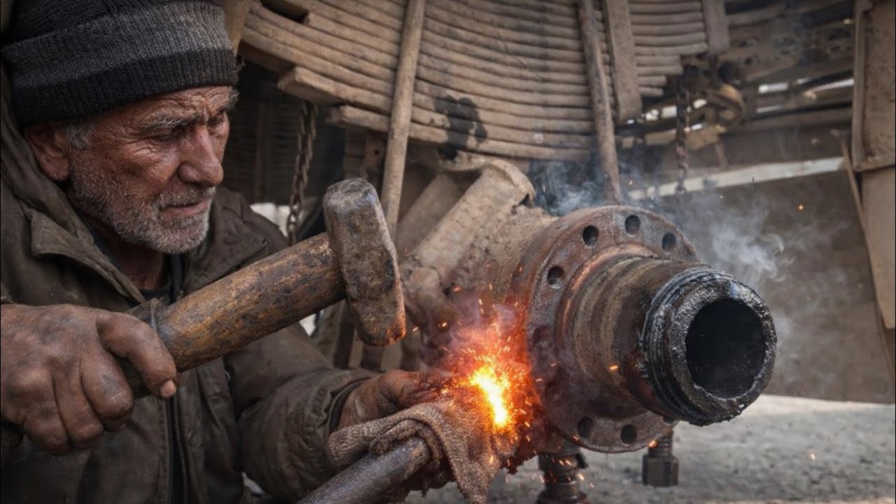 100-Year-Old Repair Skills Saving a Destroyed Axle