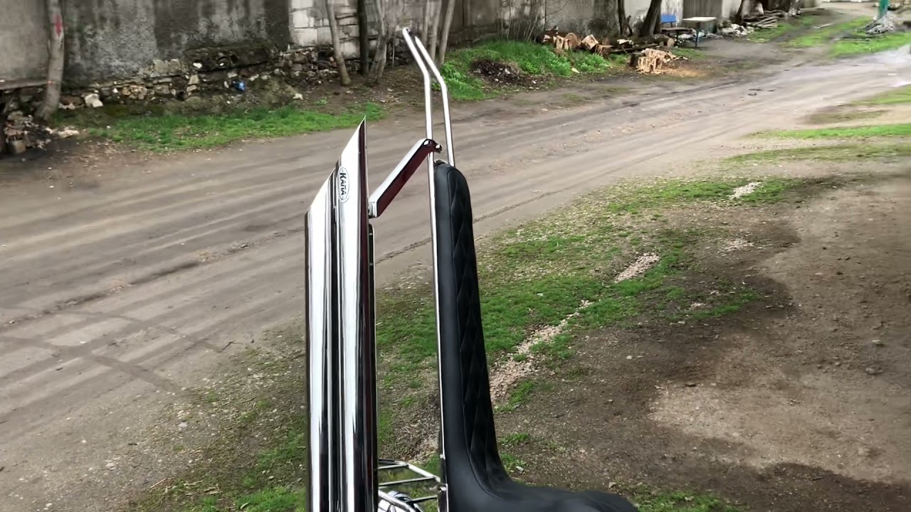 Прямоток для «Suzuki Intruder VS 800» Ручная работа - НЕРЖАВЕЙКА !!!