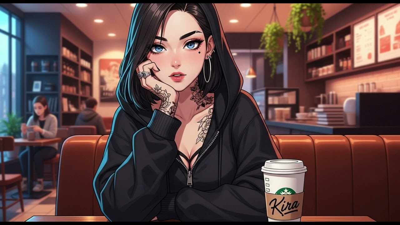 【官能カフェBGM】 ストリート・ラテ・チルステップ Modern Chillstep | うどんの後はスタバで。刺青美少女と過ごす、パーカーの隙間から目が離せない午後のひととき