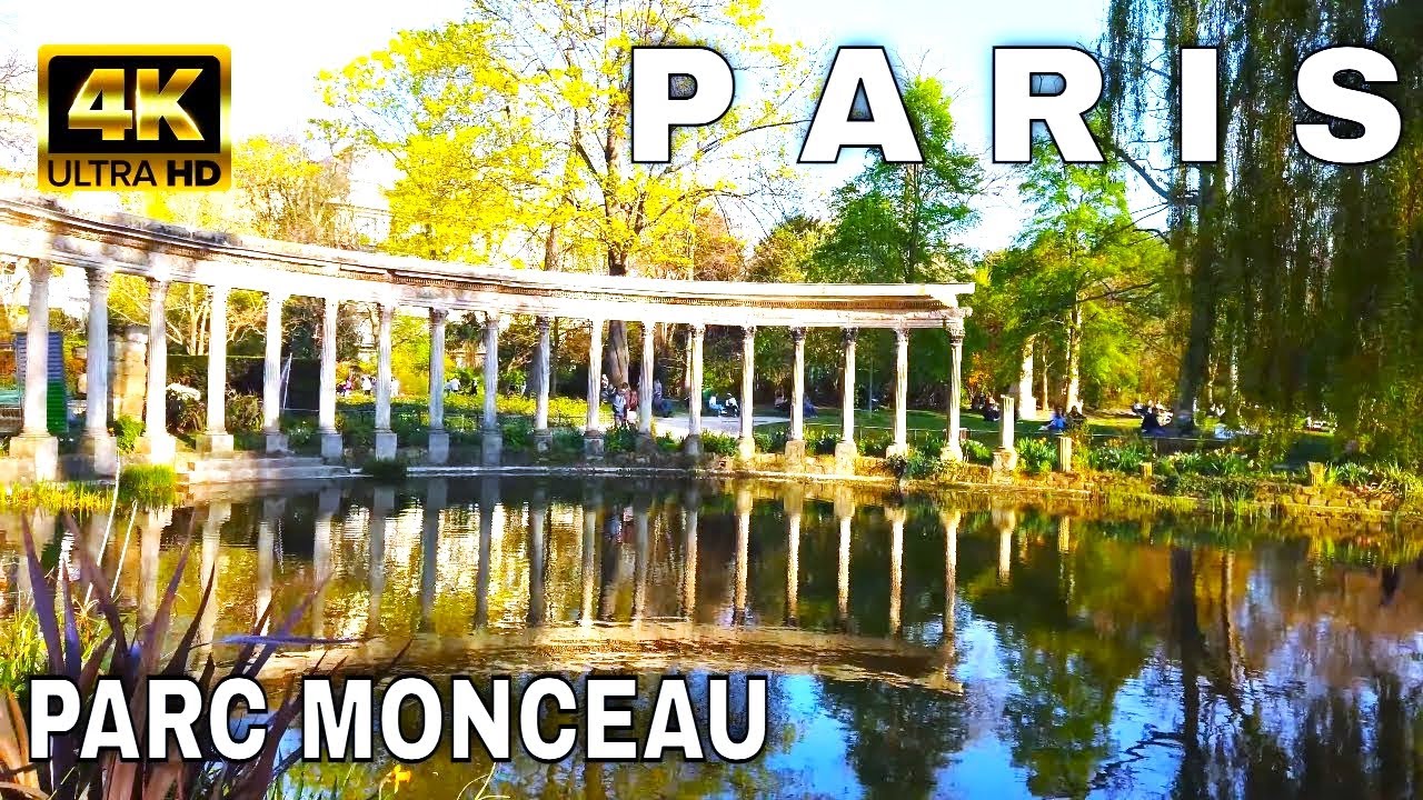 🇫🇷Walk in Paris, France - Parc Monceau Spring Walk - Paris Printemps 2022