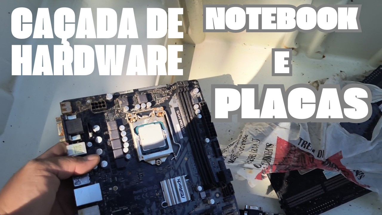 CAÇADA de HARDWARE no FERRO VELHO #30