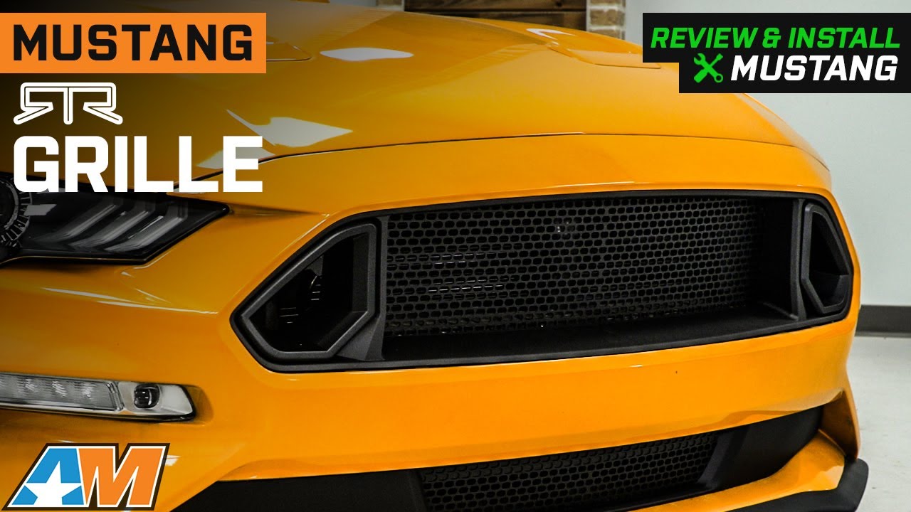 2018-2023 Mustang RTR Grille; Black Review & Install