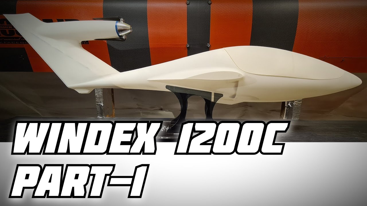 WINDEX 1200C PART 1 - 3D printing and assembling  - RC Glider Fuselage Builiding 3d printed rc plane