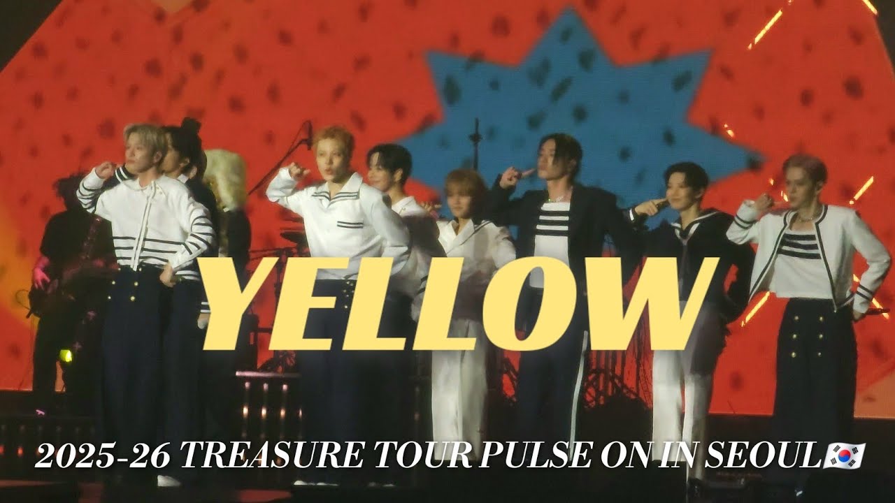 [4K] 251012 YELLOW - TREASURE TOUR PULSE ON IN SEOUL🇰🇷