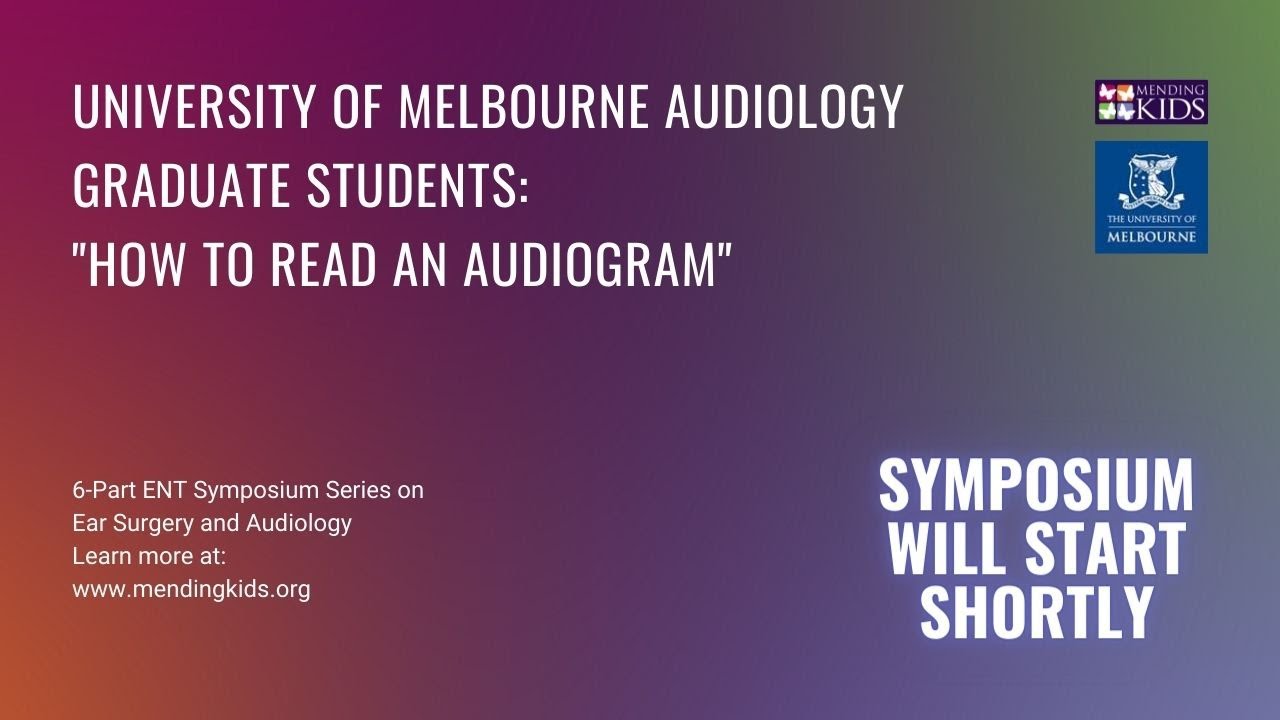 University of Melbourne Audiology Graduate Students: 