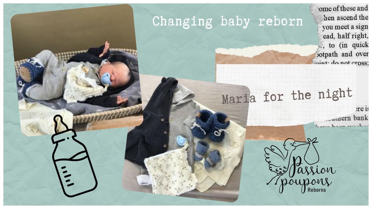 Changing baby reborn Maria 💙