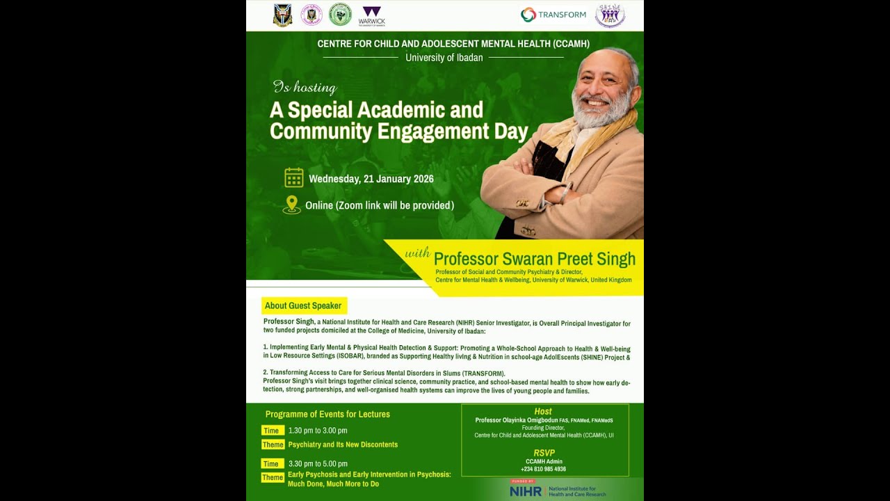 SPECIAL ACADEMICS AND COMMUNITY ENGAGEMENT DAY