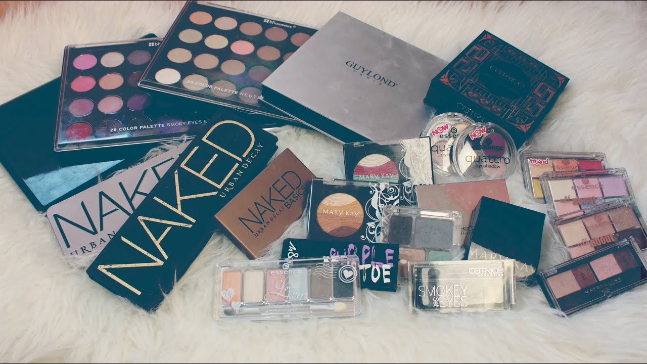 Meine Lidschattenpaletten Sammlung - Von Drogerie bis High End