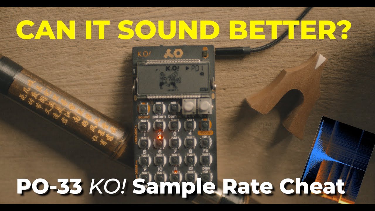 Can we make the PO-33 sound better?