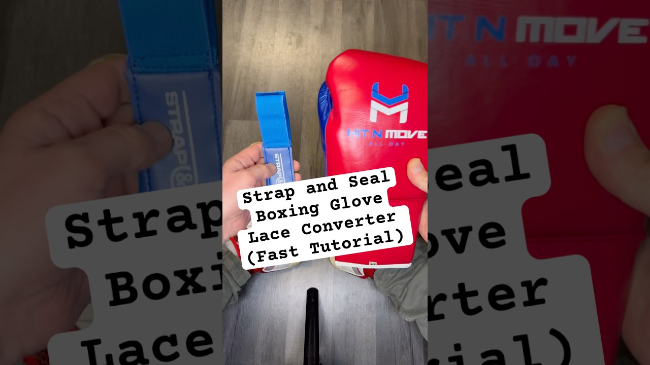 Как использовать преобразователь шнурков для боксерских перчаток Strap and Seal👌🥊 #secondsout #bo...