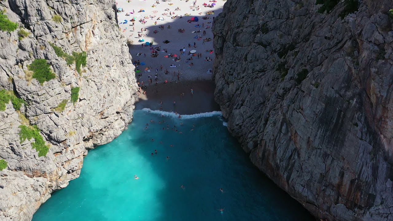 Playa Sa Calobra - Torrent de Pareis - 4K - Mallorca - Tramuntana Gebirge - 2021