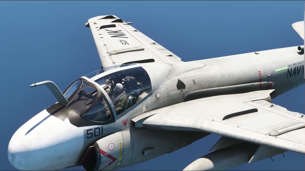 A-6 INTRUDER CARRIER AND IN FLIGHT REFUELING.
