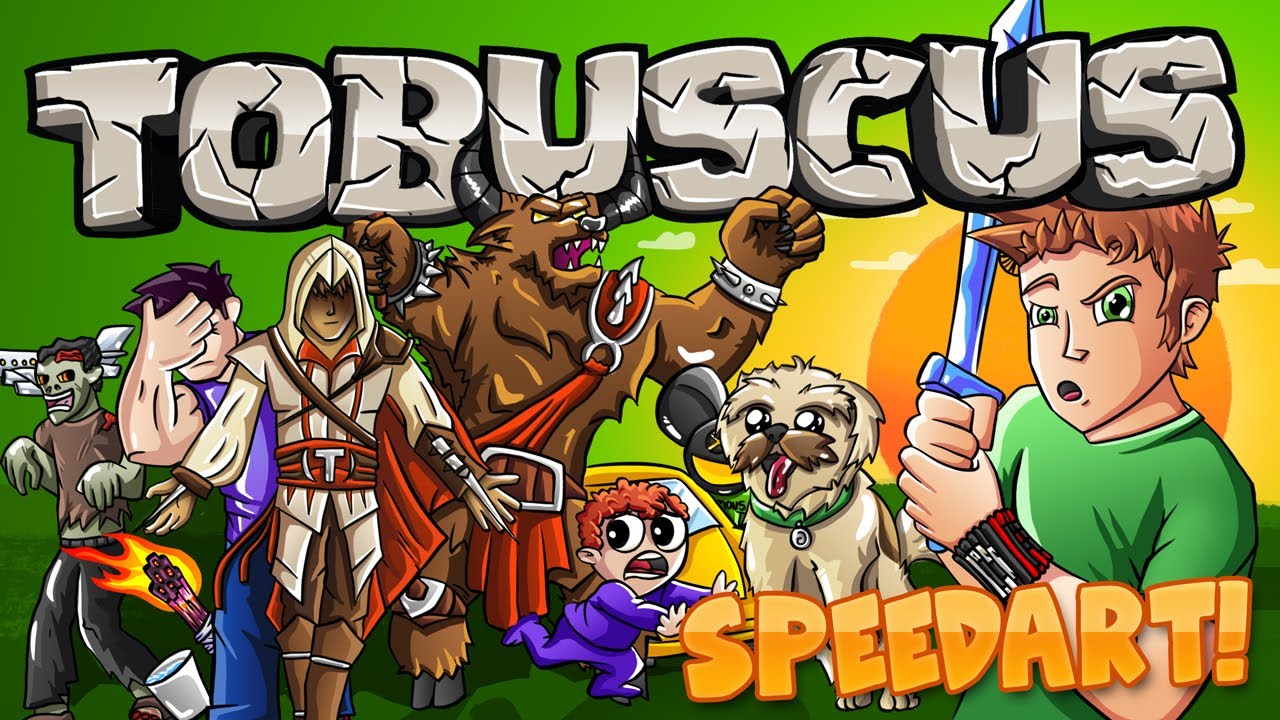 TOBUSCUS! New Youtube Background (SpeedART)