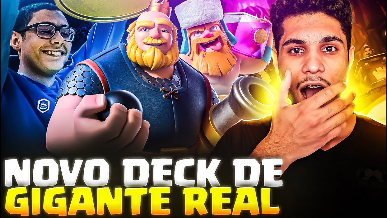 MOHAMED LIGHT CRIOU UM NOVO DECK DE GIGANTE REAL EVOLUÍDO NO CLASH ROYALE