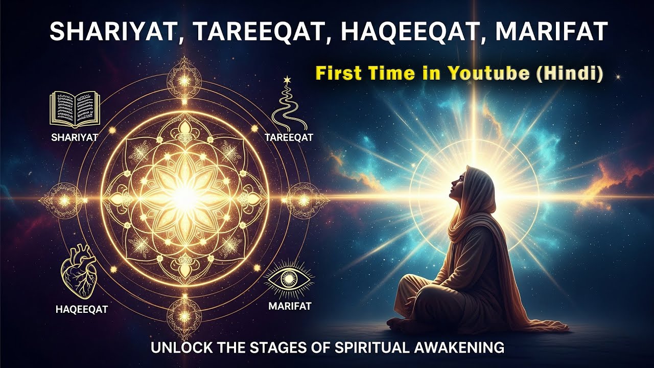 What is Shariyat, Tareeqat, Haqeeqat, Maarifat | Four Spiritual Stages of Islam Explained 