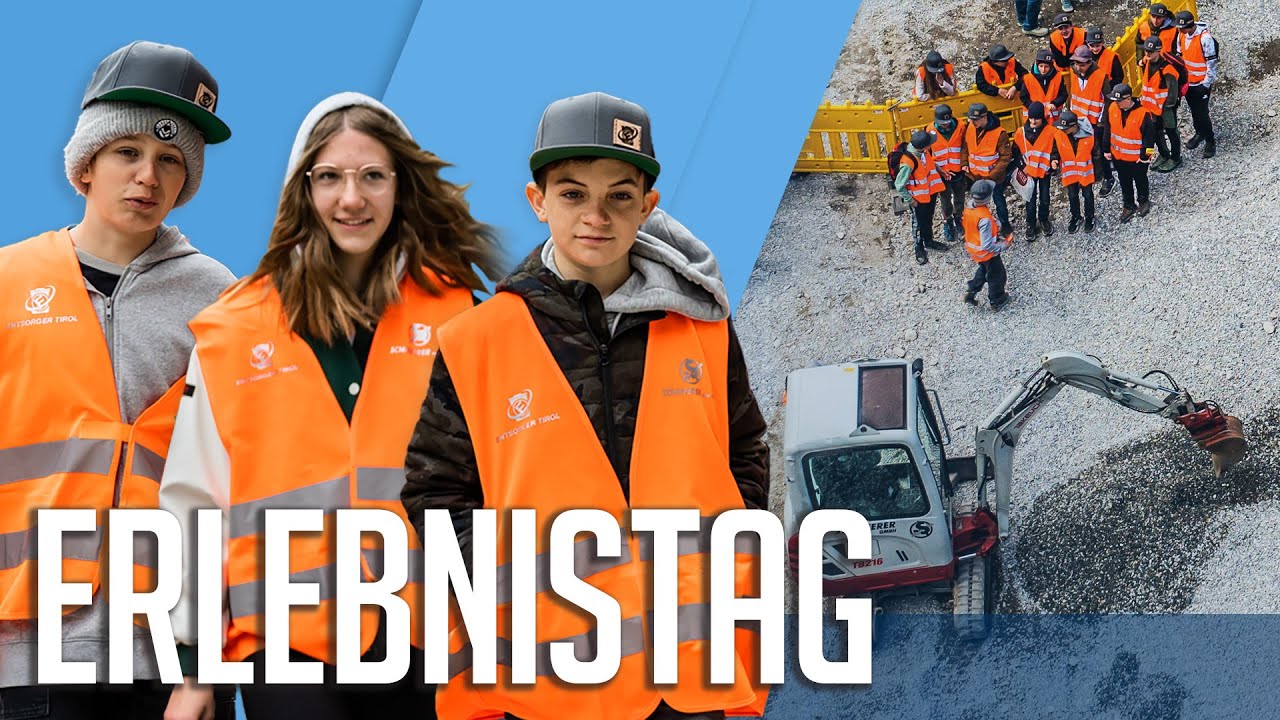 ERLEBNISTAG bei Schieferer Bau - Mittelschule Fliess zu Besuch