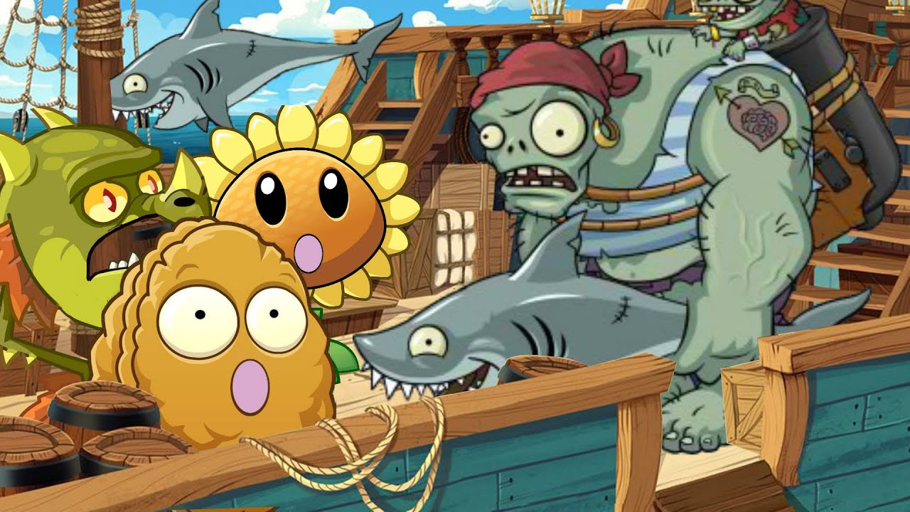 РАСТЕНИЯ против ЗОМБИ 2 или PLANTS vs ZOMBIES 2. Серия 8: Гаргантюа Пират