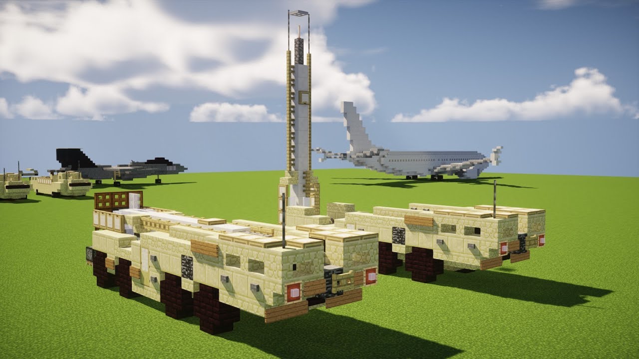 Обучающее руководство по иракской баллистической ракете SCUD TEL в Minecraft