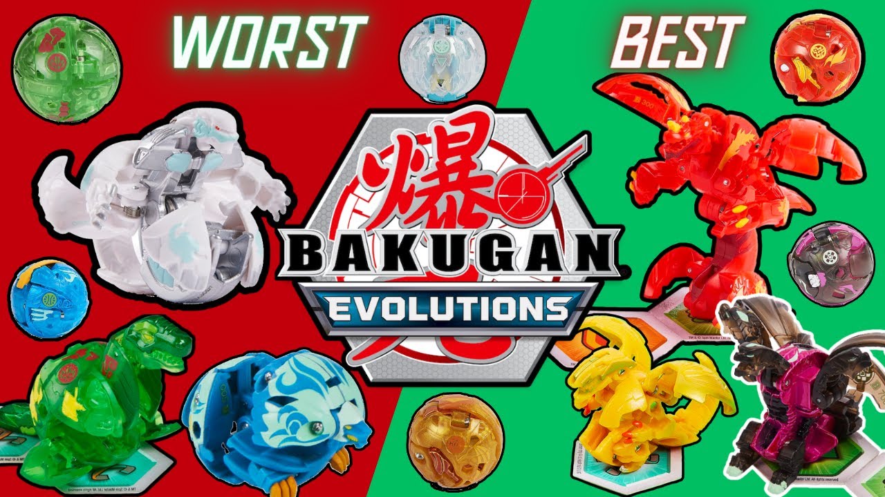 Bakugan WORST to BEST - Evolutions Compilation