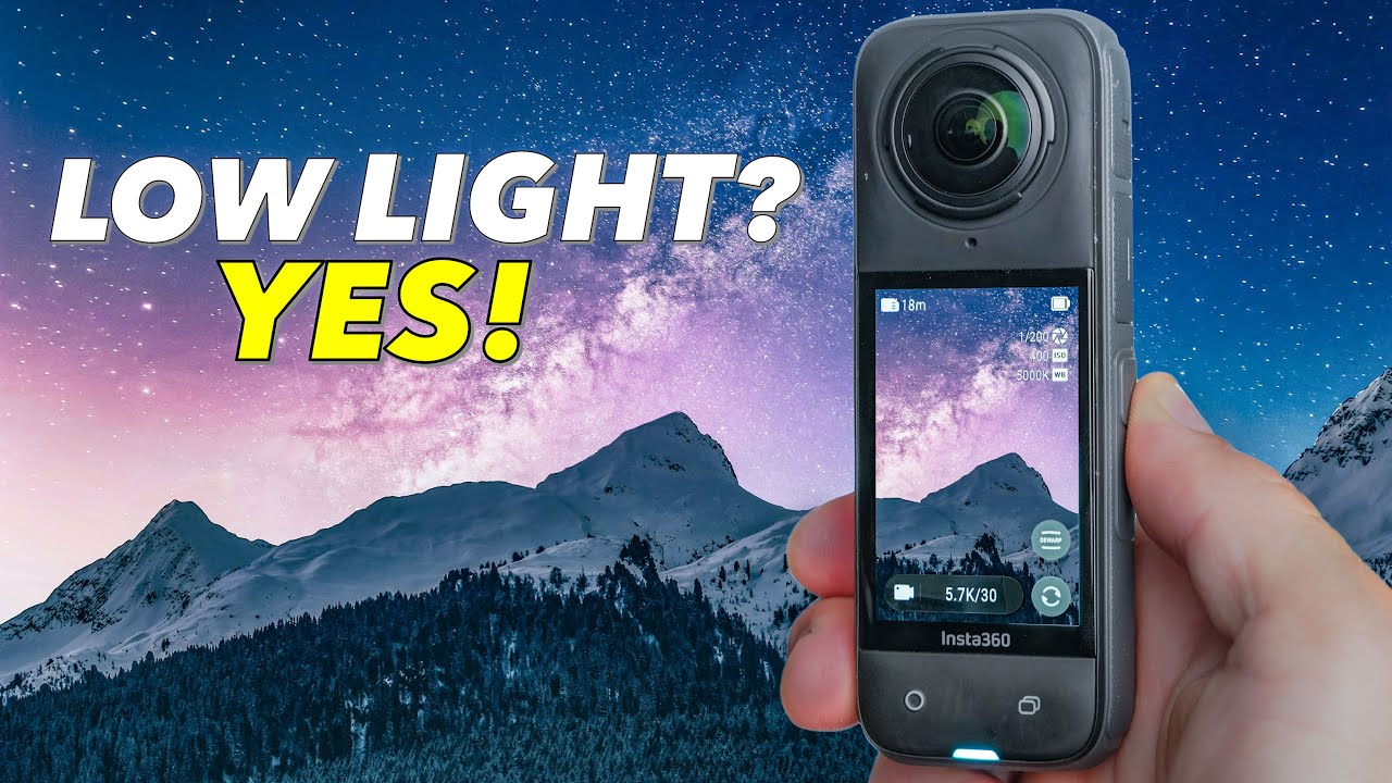 Хорошие кадры на Insta360 X4 при слабом освещении? Да! Вот как!