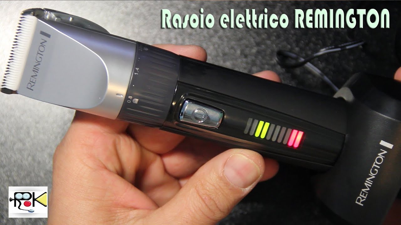RASOIO ELETTRICO lama in ceramica REMINGTON taglia capelli.