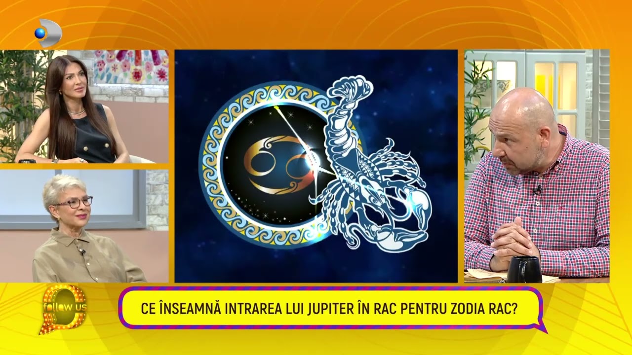 Follow us! - Valeriu Panoiu | Jupiter a intrat in rac! Care sunt cele mai norocoase zodii?