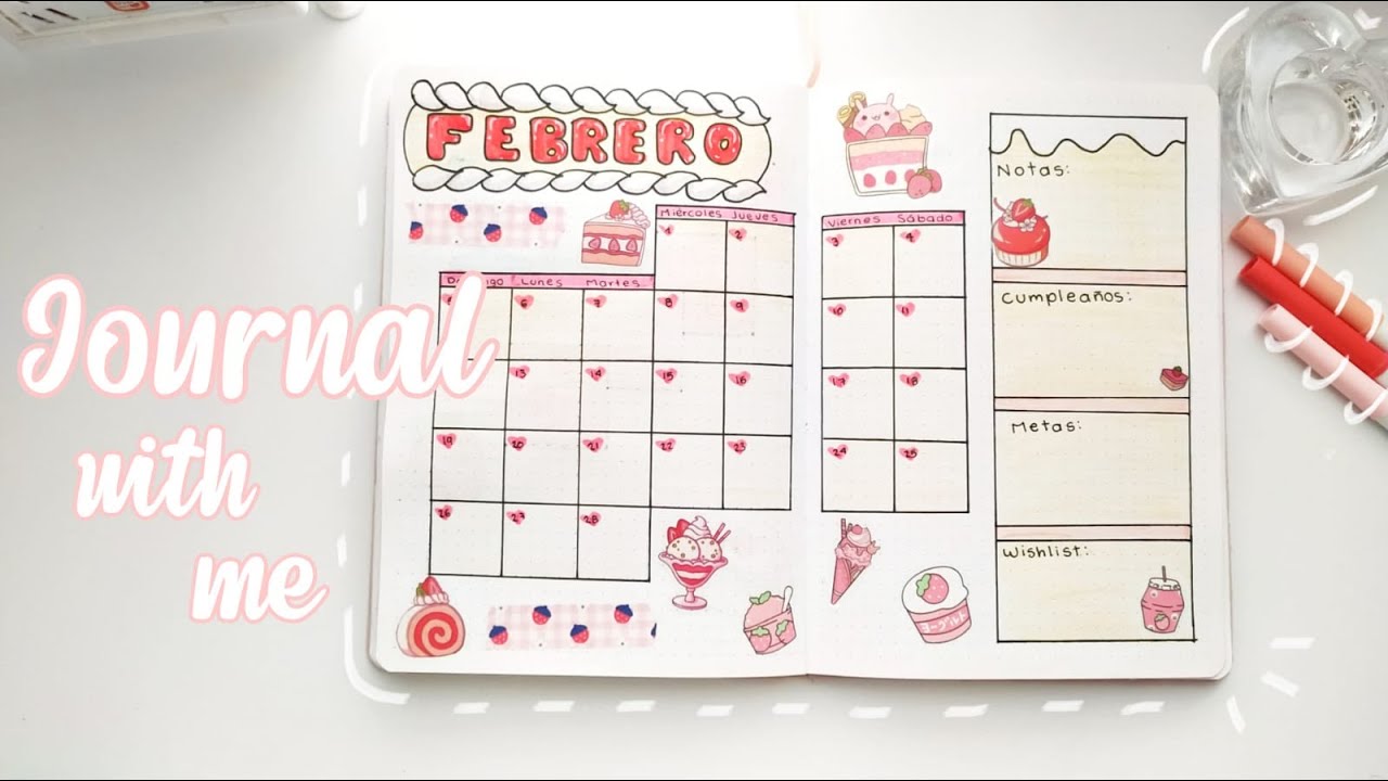 JOURNAL WITH ME 🍓- Febrero 2023 ✨