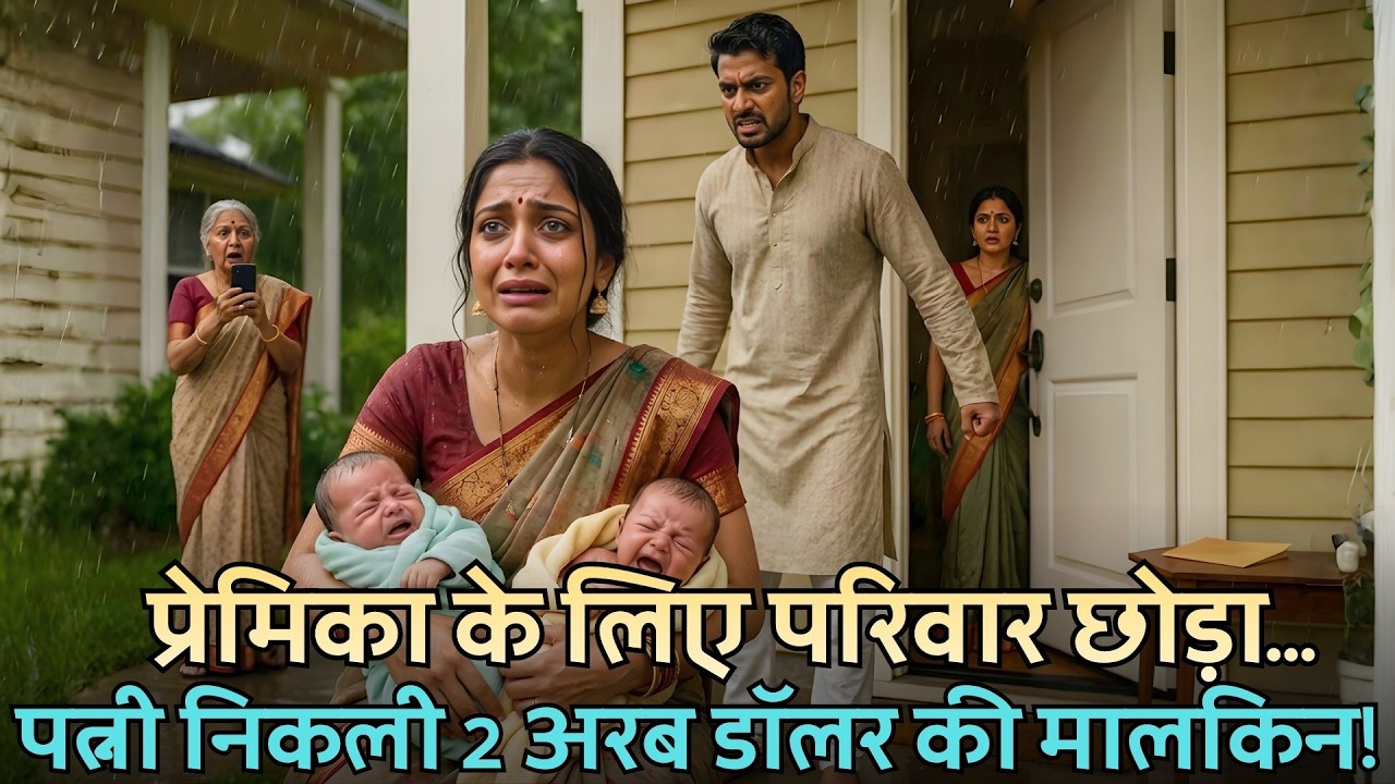 पत्नी और जुड़वां बच्चों को छोड़ प्रेमिका चुनी… वह 2 अरब डॉलर की वारिस निकली! 😱