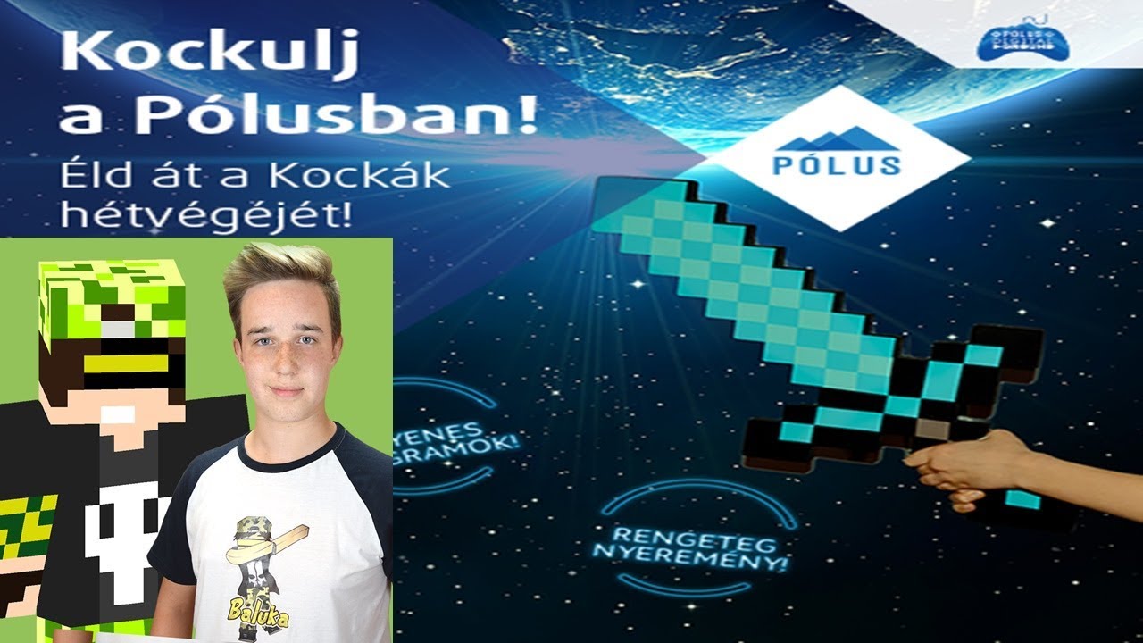Pólus Kockák Hétvégéje - Baluka Levivel Minecraft Kvizt Játszik!