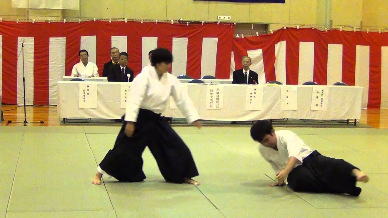 aikido demonstration at Nerima 2013 (Kumazawa 5dan)