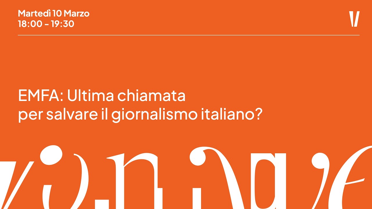 EMFA: Ultima chiamata per salvare il giornalismo italiano?
