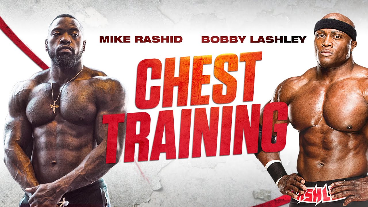 WWE Star Bobby Lashley Trains Chest with Mike Rashid