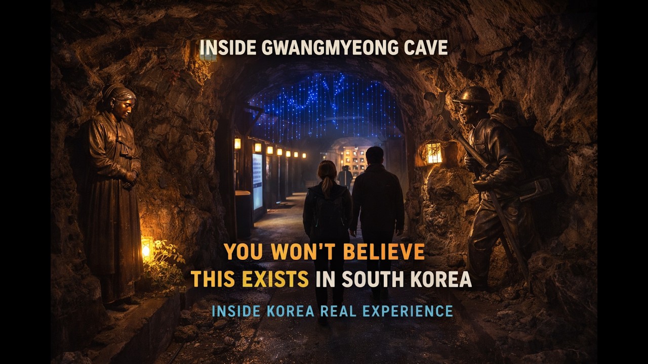 #south #korea  Gwangmyeong Cave: History, Memory, and Light Beneath the Surface