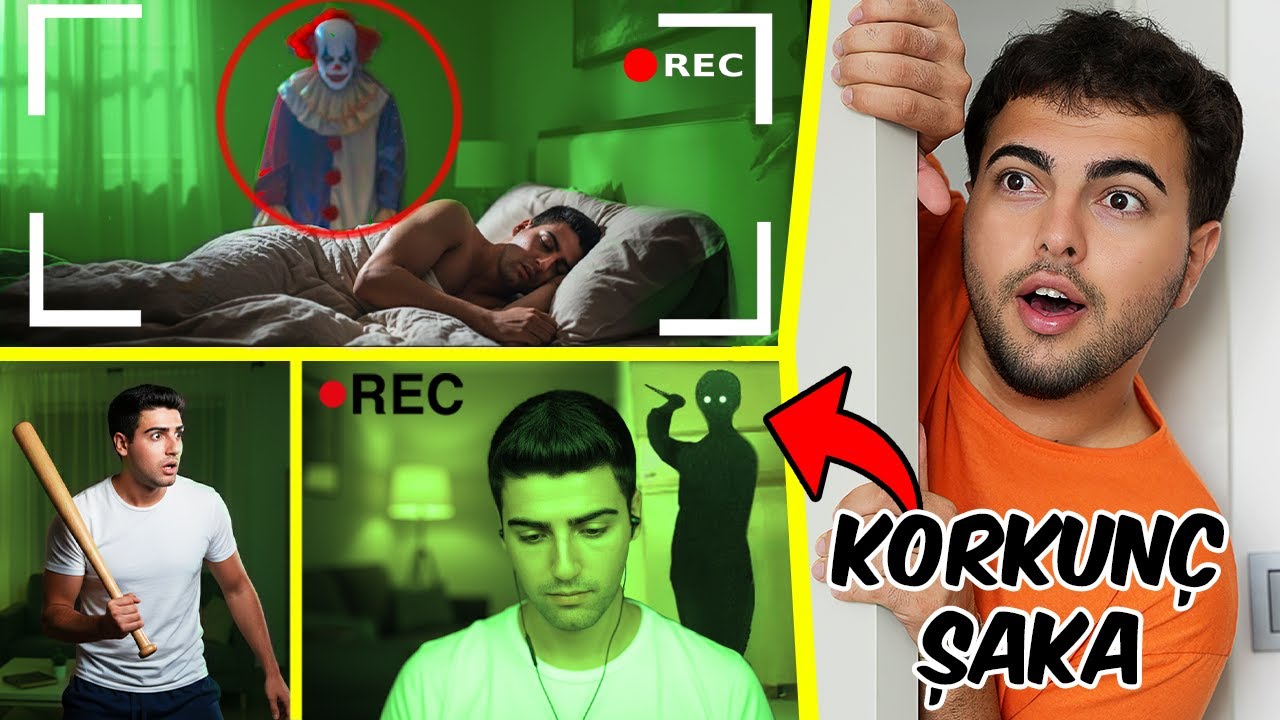 KARDEŞİMİN EVİNE GECE GİZLİCE GİRİP KORKUTTUM !?
