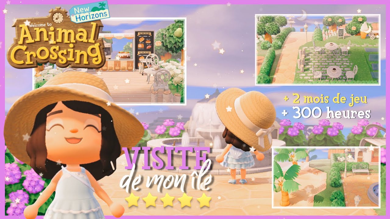 ❥ ANIMAL CROSSING NEW HORIZONS ⎮ VISITE DE MON ÎLE 5 ETOILES !