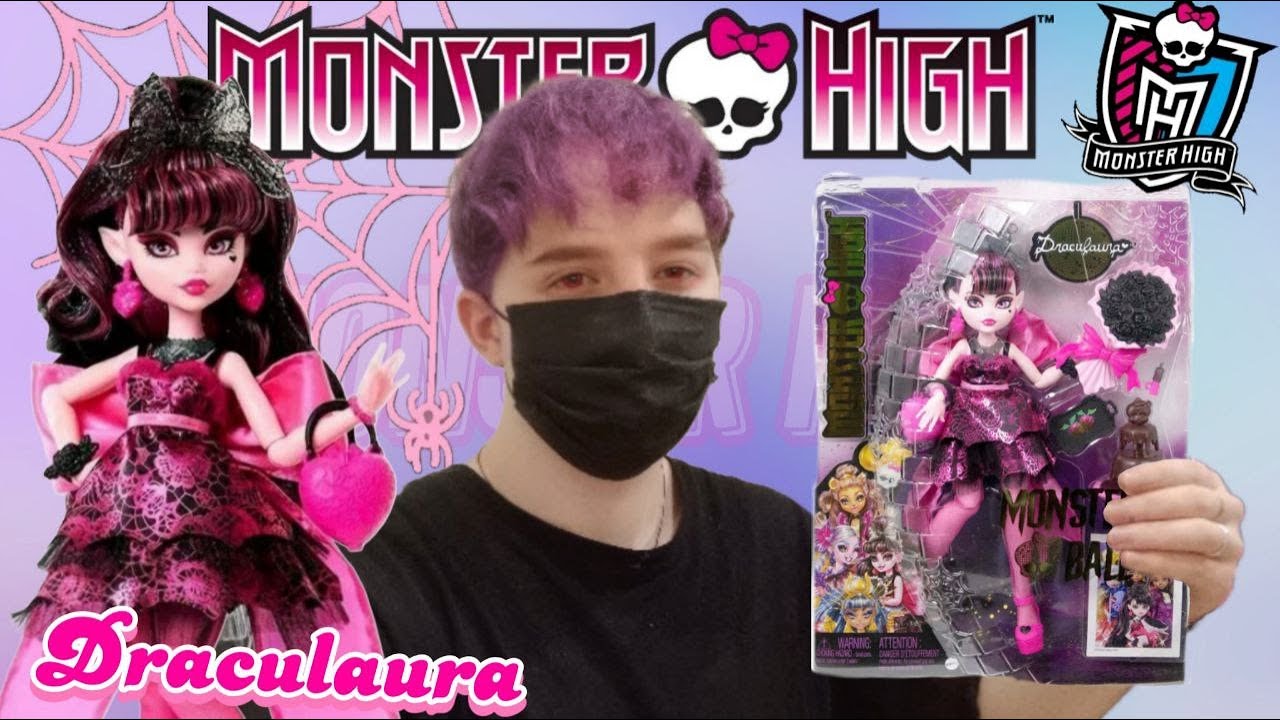 Обзор куклы Draculaura Monster Ball.Monster High G3.Дракулаура Балл монстров.