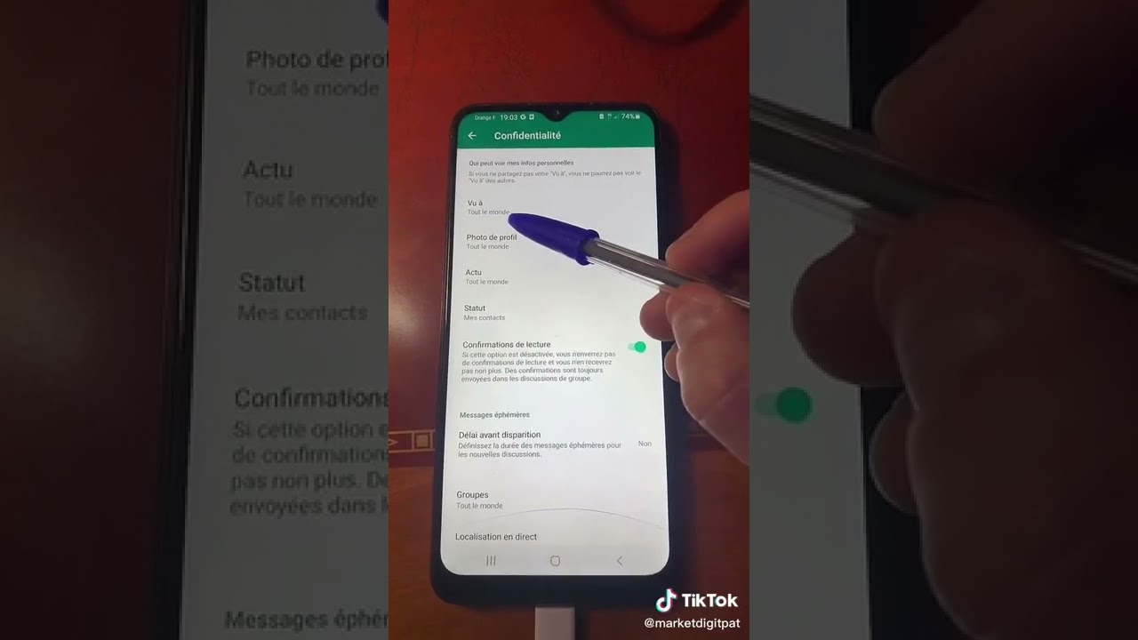 Etre #invisible sur  #whatsapp