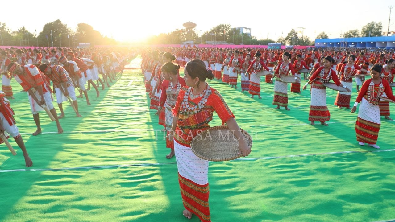 1500 Artists Performed at Tripura || Bhagwan Birsa Munda Birth Anniversary 2025 #TIPRASAMUSIC
