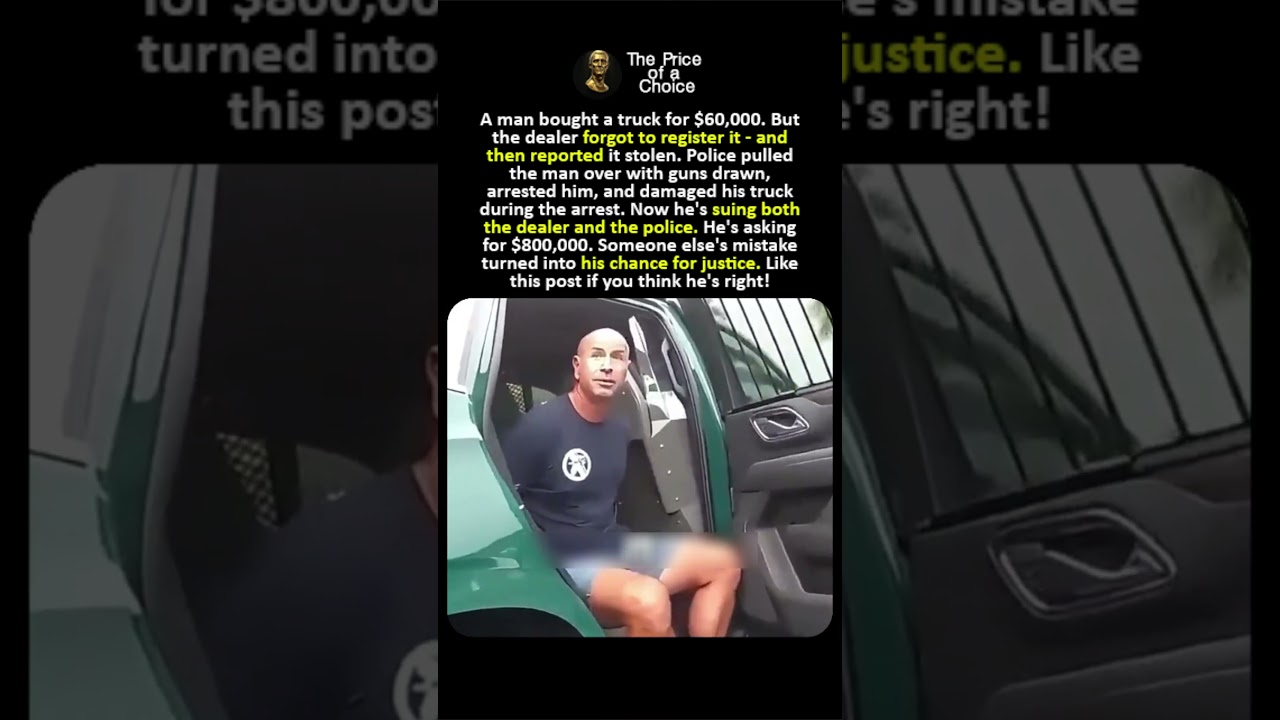 The Dealer Forgot to Register His Truck &mdash; So Police Arrested Him 🚔⚖️